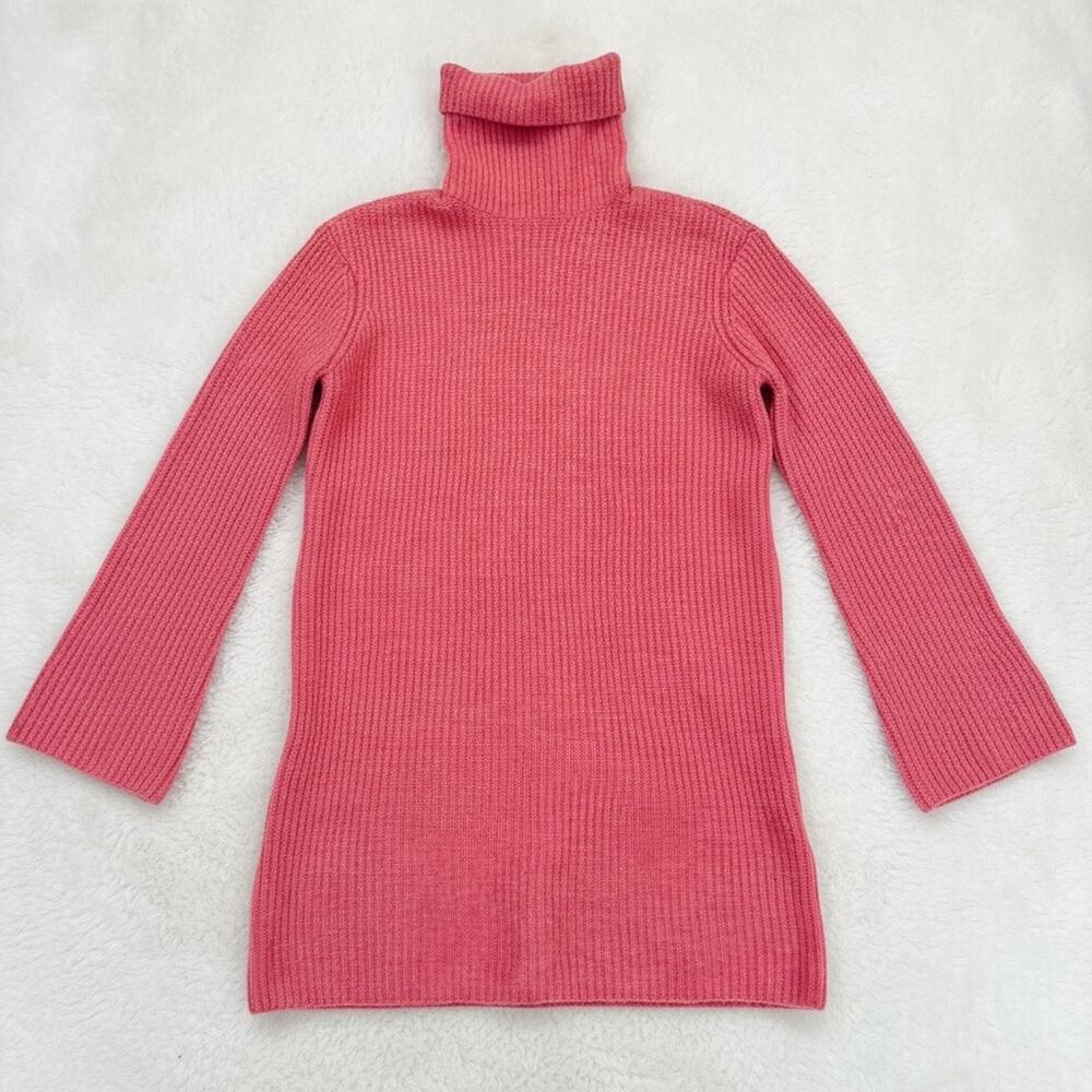 Steve Madden Women's Coral Orange Ribbed Mini Tunic Dress - Size S
 b81